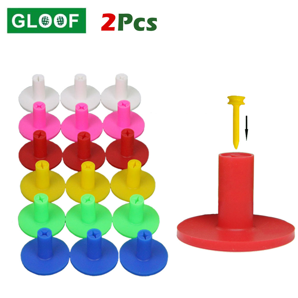 Golf Exercise Equipment - 2Pcs 고무 골프 티 골퍼 볼