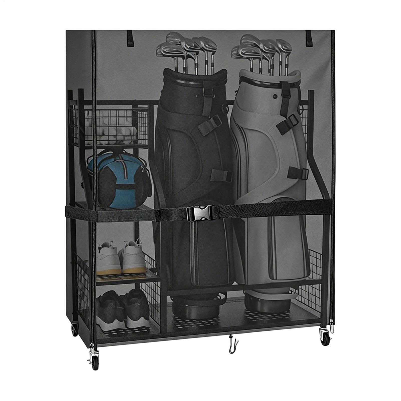 Golf Equipment Organizer For Garage - 골프 보관 랙용 먼지 커버, 옥스포드