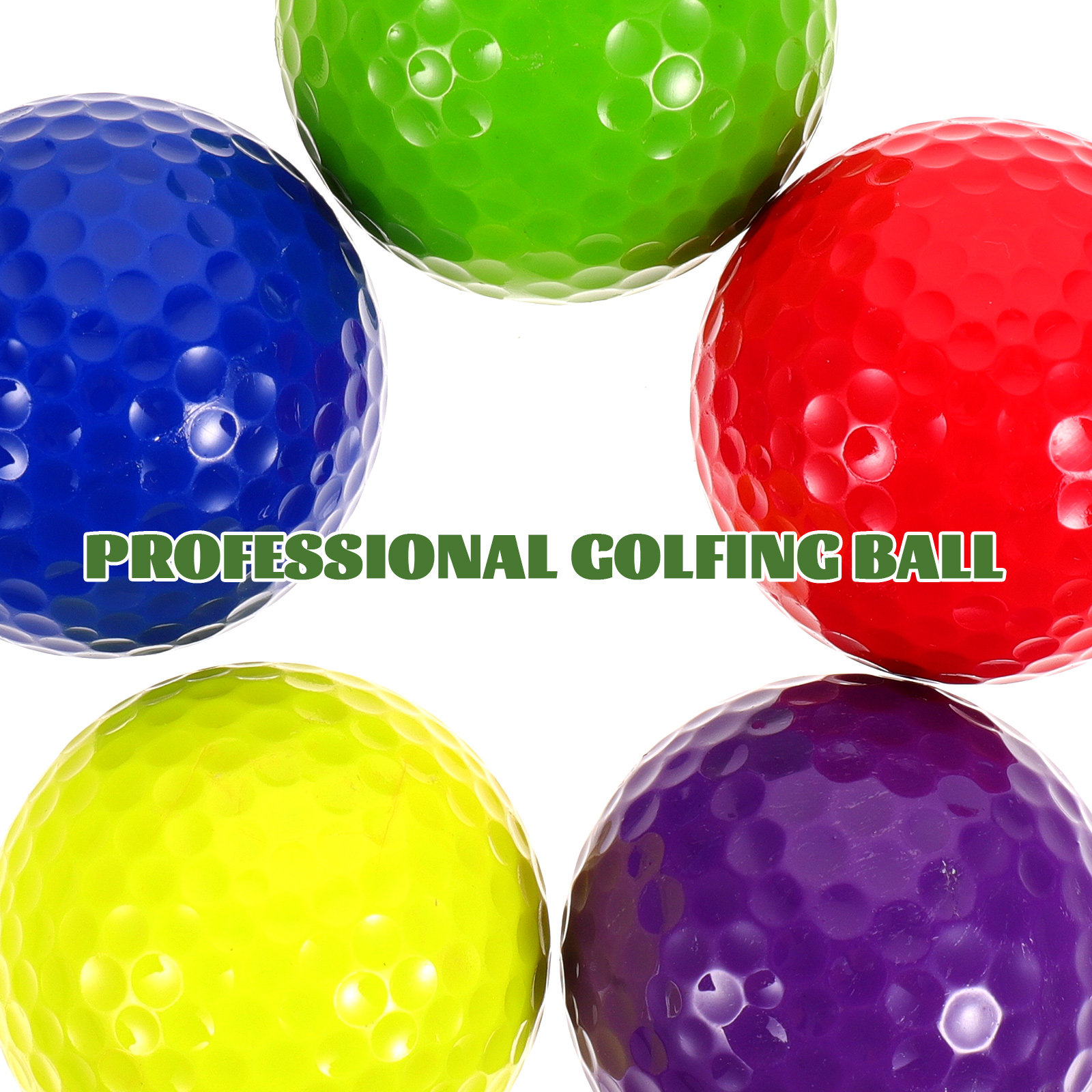 5개 플라스틱 연습용 골프공 컬러 전문가용 이중층 실내 - Golf Exercise Equipment 리뷰 및 가격