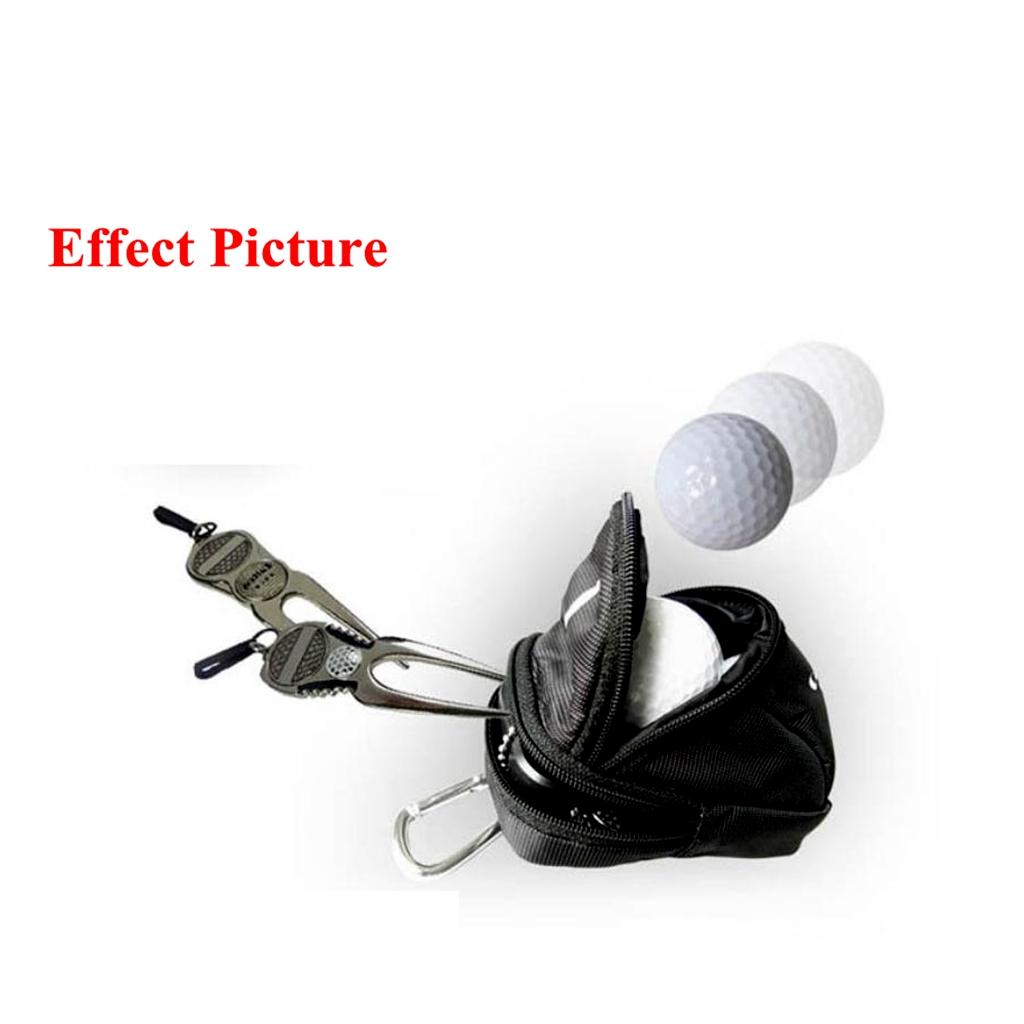 골프공 홀더 캔버스 파우치 미니 가방 골프 선물 골프  - Golf Equipment Gifts 리뷰 및 가격