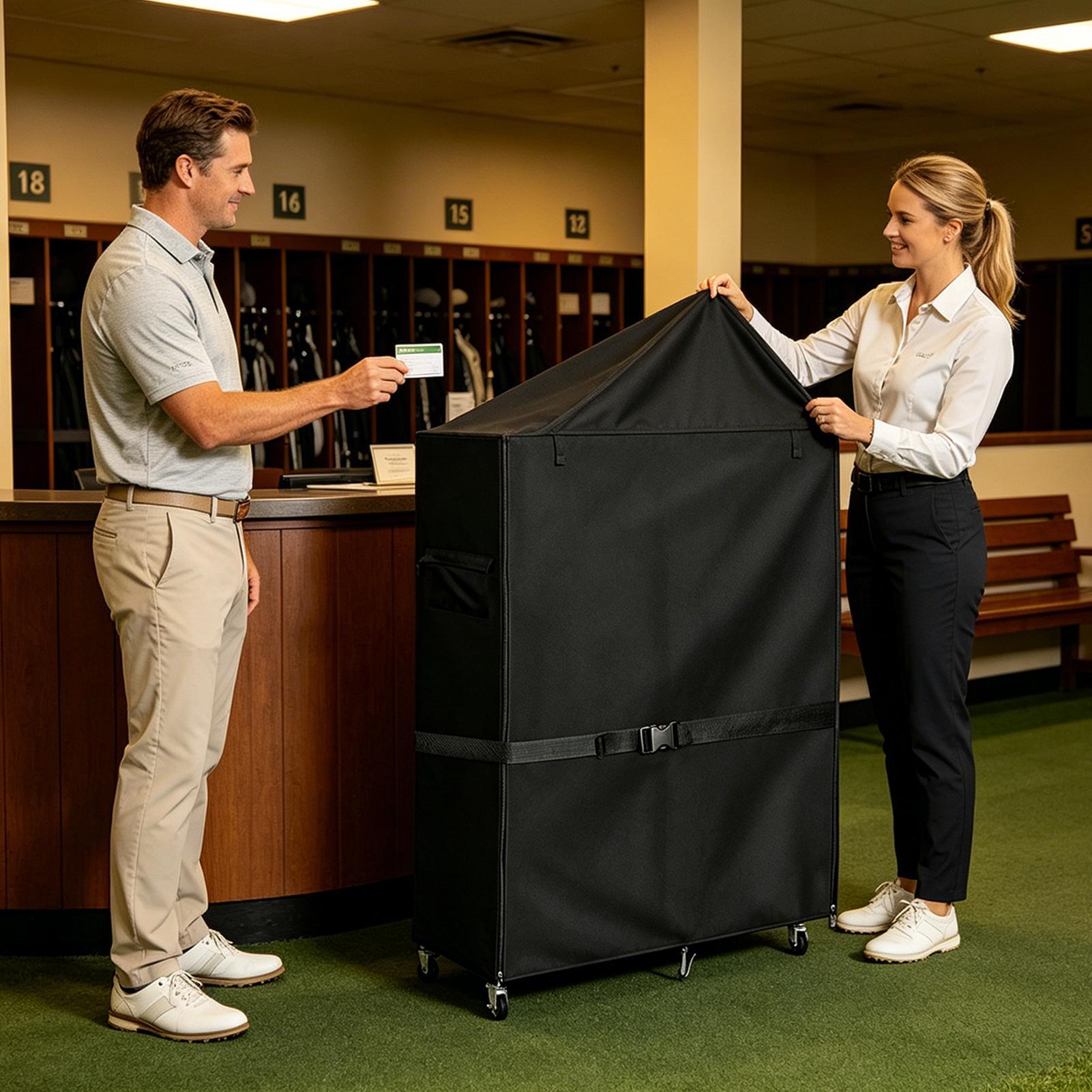 골프 가방 스탠드 커버 옥스포드 방진 방수 차고 정리함 - Golf Equipment Organizer For Garage 리뷰 및 가격