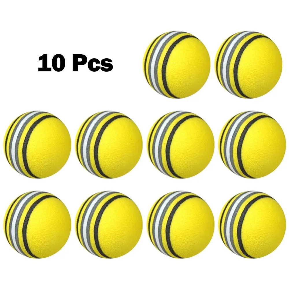 10Pcs 35mm 골프 연습용 폼 볼 - 실내 실외  - Golf Exercise Equipment 리뷰 및 가격