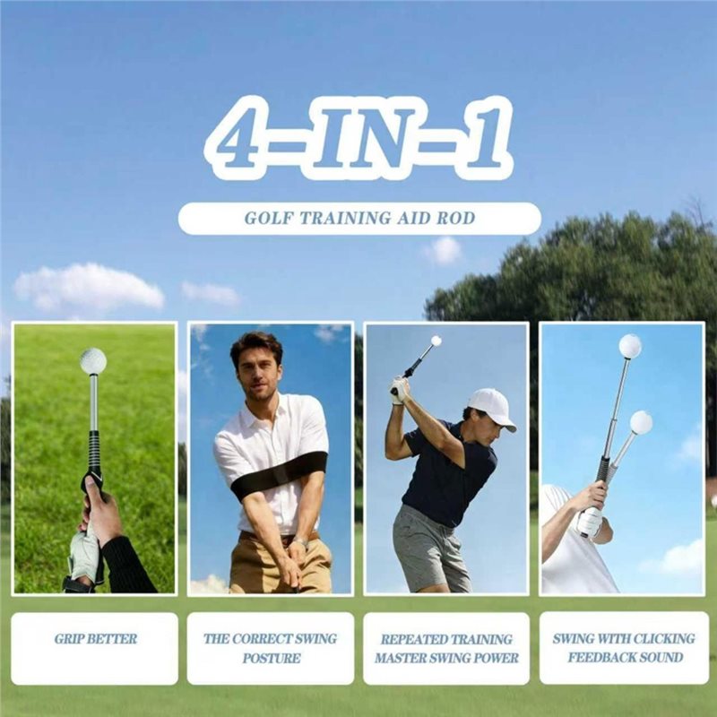 【가격 인하!】 !】밴드 장착형 접이식 골프 스윙 트레 - Golf Equipment Price 리뷰 및 가격