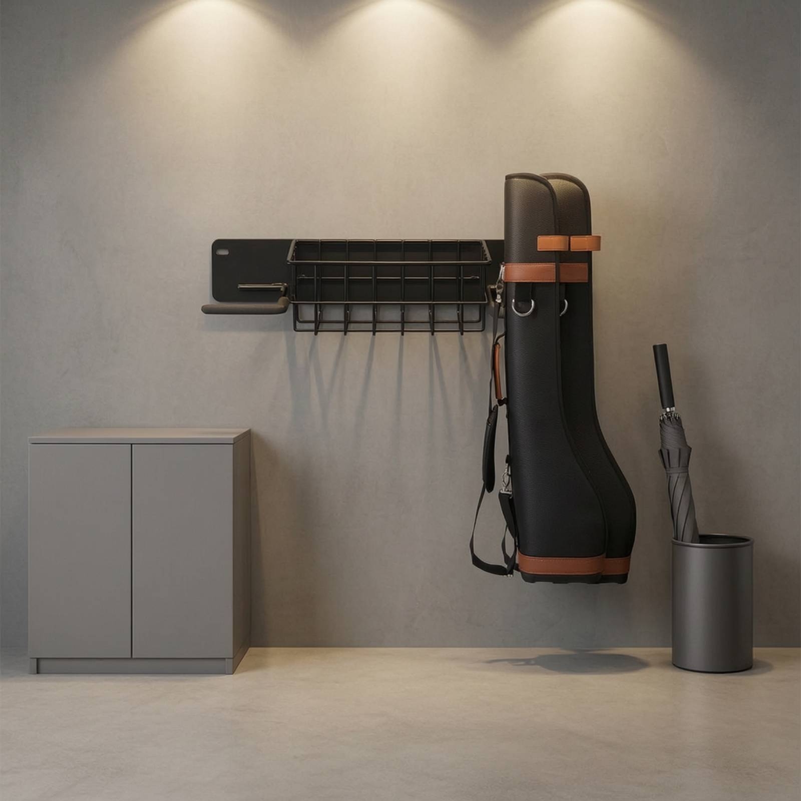 골프 보관 랙 벽걸이형 골프 랙 바구니 포함 스포츠 장 - Golf Equipment Organizer For Garage 리뷰 및 가격