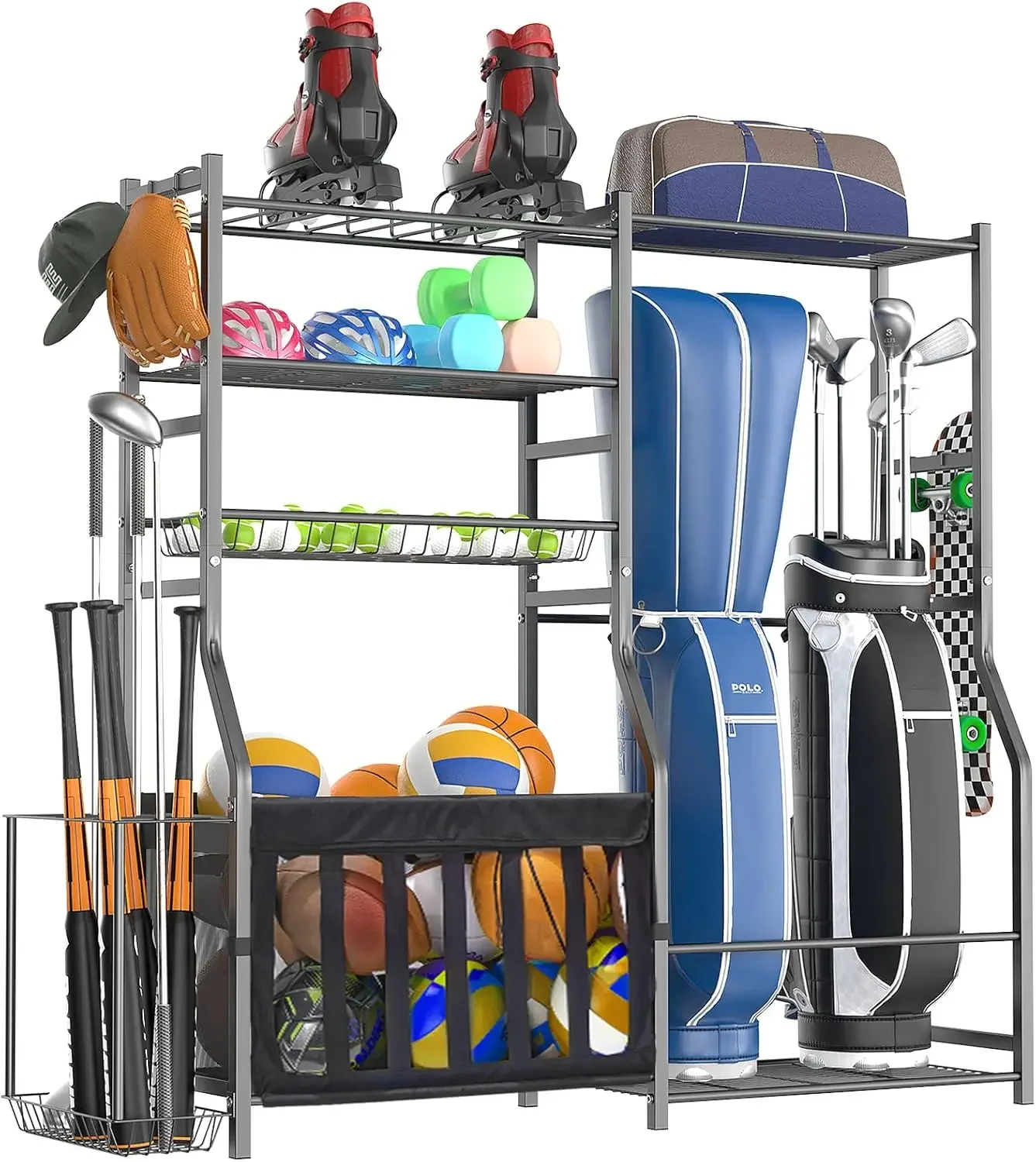 헤비 듀티 차고 스포츠 장비 정리함 올인원 골프백 보관 - Golf Equipment Organizer For Garage 리뷰 및 가격