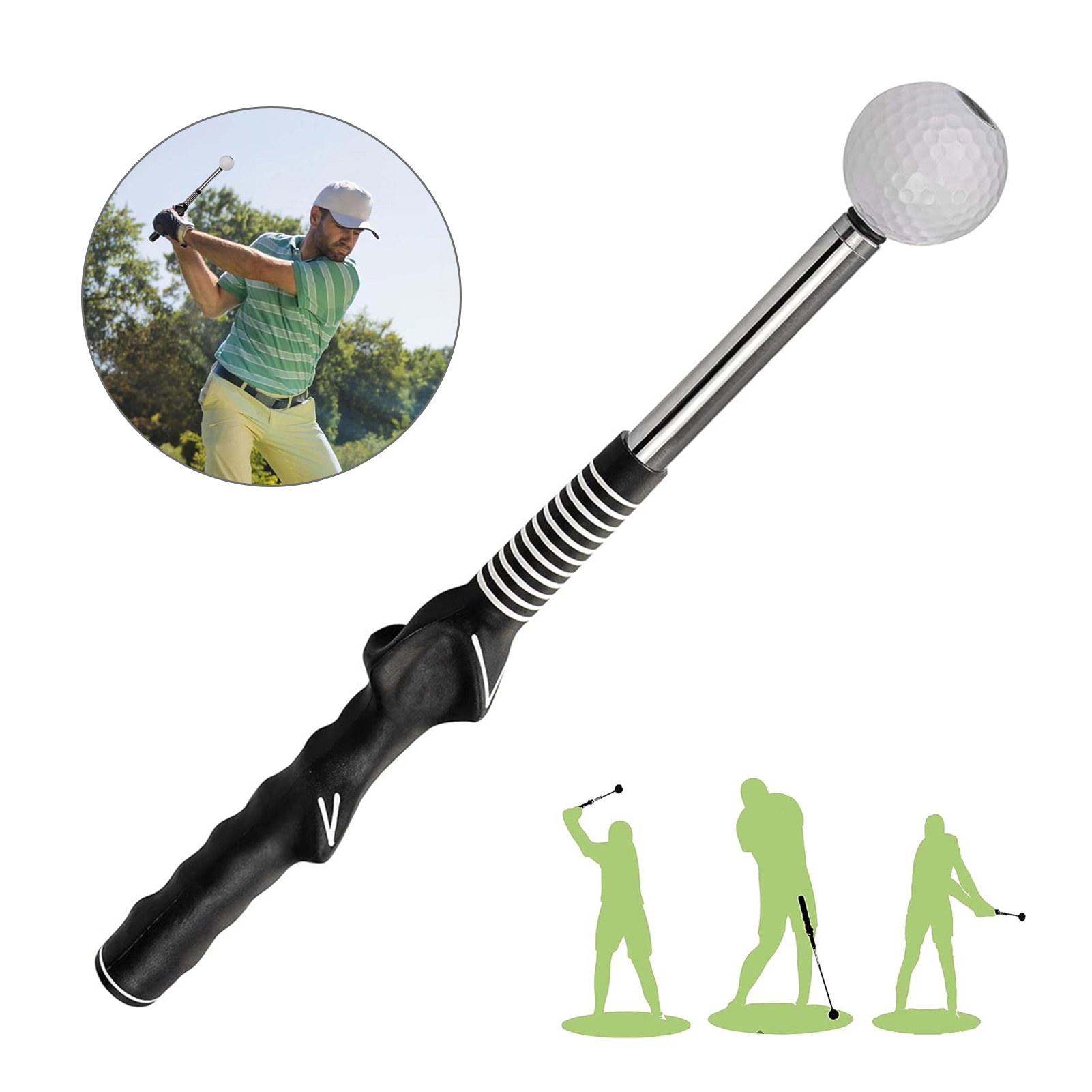 수납식 골프 스윙 훈련 보조기 리듬 클릭 사운드 골프  - Golf Equipment Indoor 리뷰 및 가격